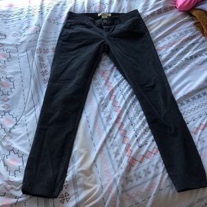 Dark gray corduroy jeans